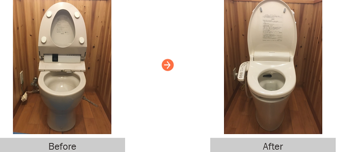 トイレ交換