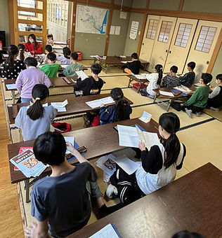 そろばん塾の様子