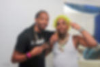 Tha Hot$hot & El Cherry at Latin Night at The St. Maarten Carnival on April 27, 2022 (2)