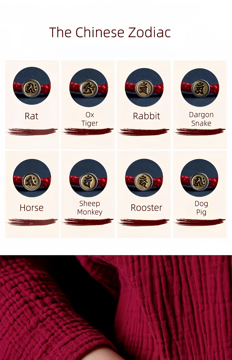 Thumbnail: Red String for 12 Zodiacs