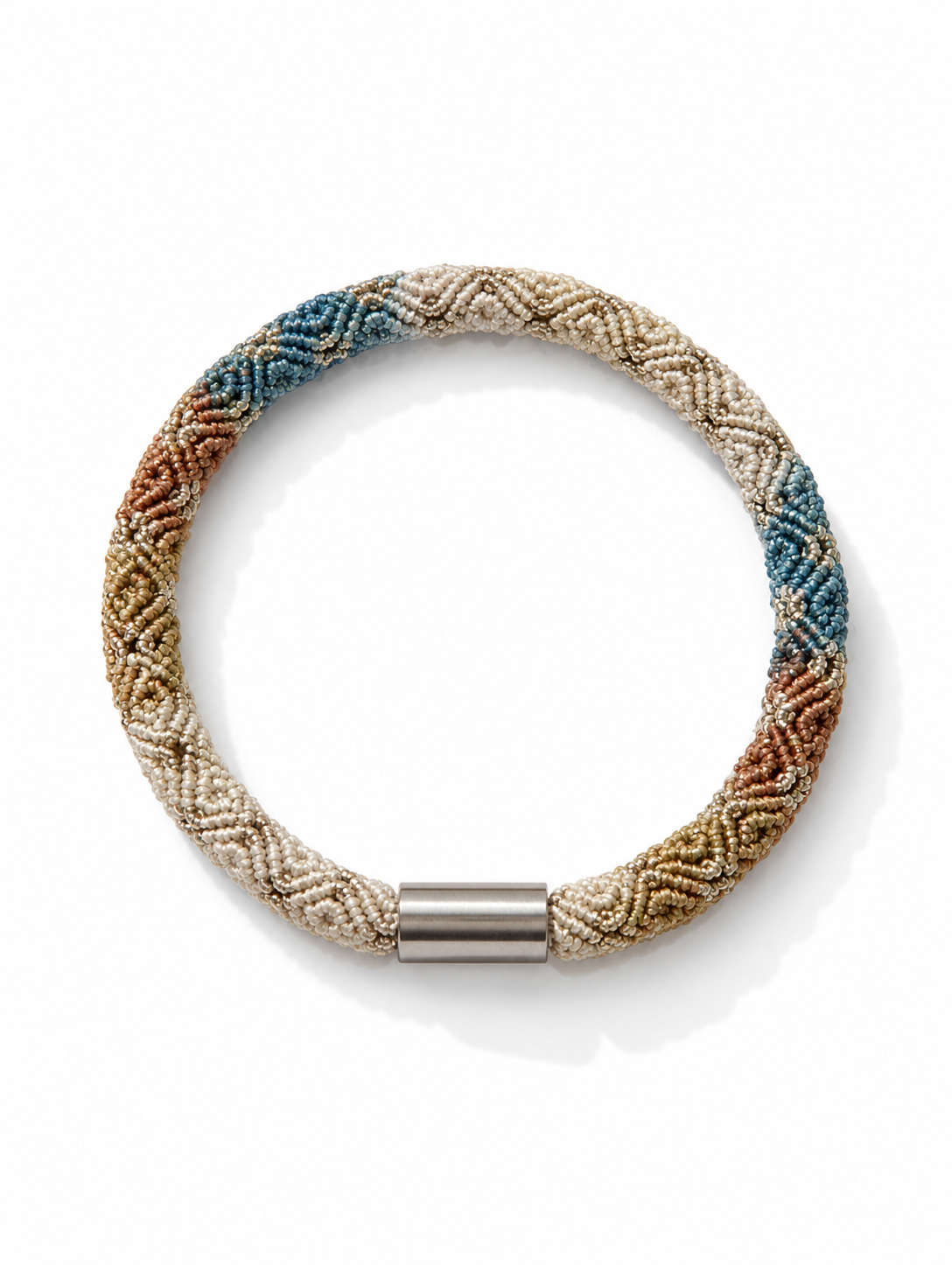 Prosperity Bracelet-Teal & Champagne