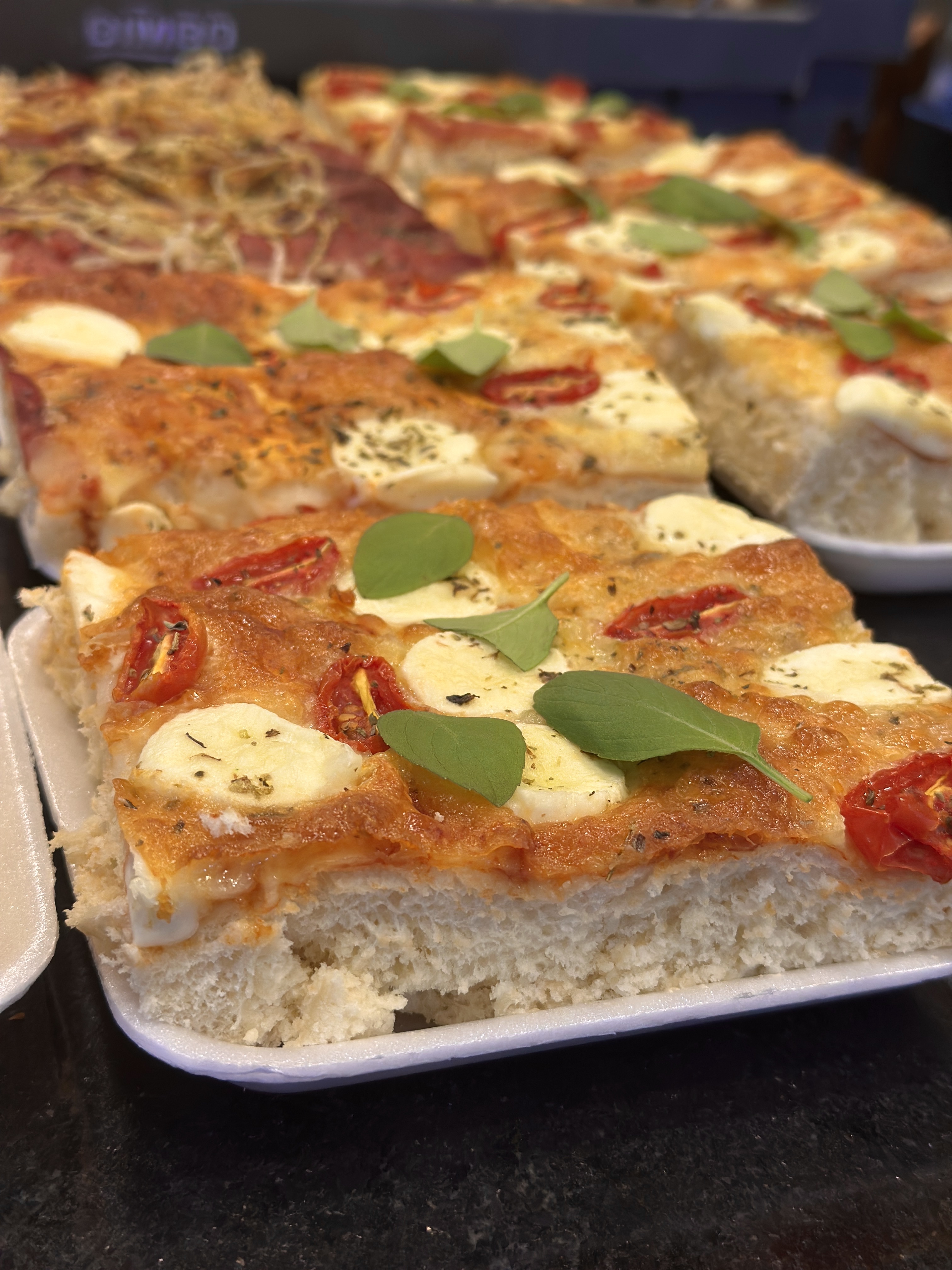 Focaccia de Mussarela de Búfala