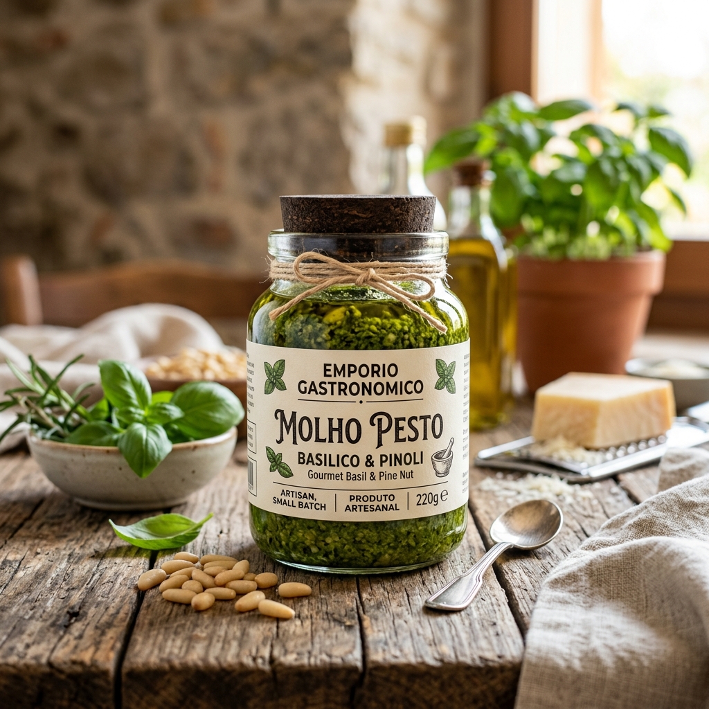 Molho Pesto Manjericão