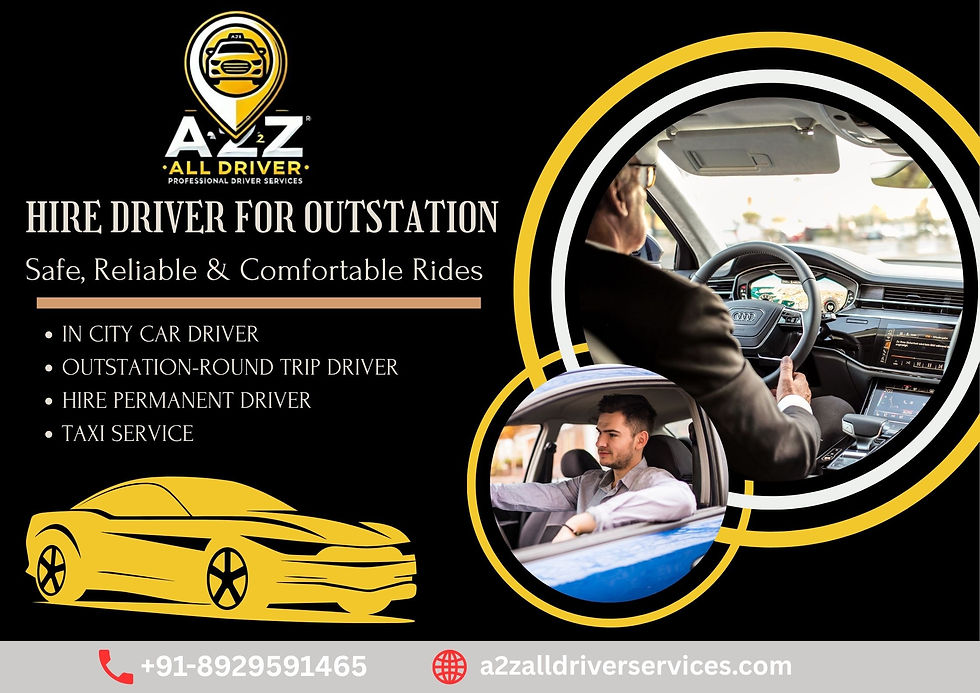 Hire Driver for Outstation