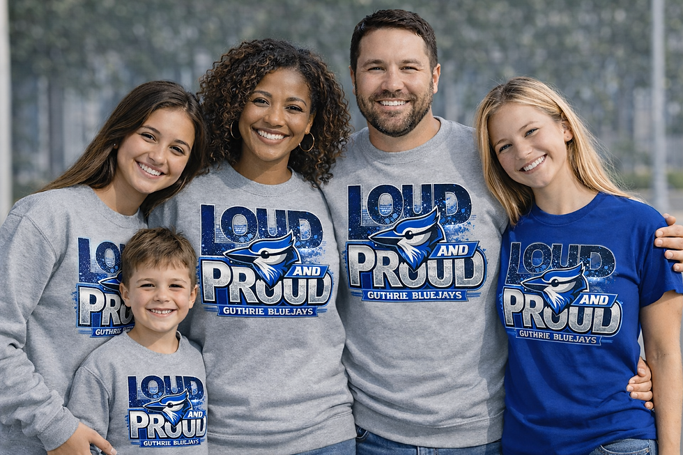 Thumbnail: Youth Bluejay Loud & Proud Tee