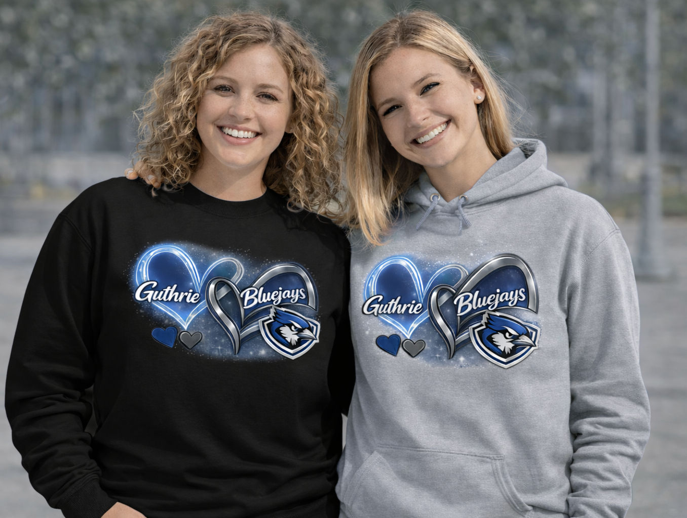 Bluejay Hearts Spirit Hoodie