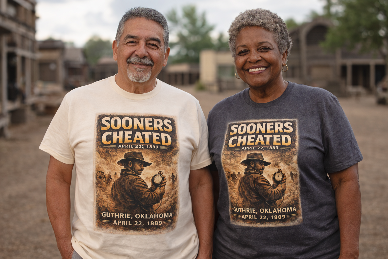 Sooners Cheated – 89er Heritage Tee