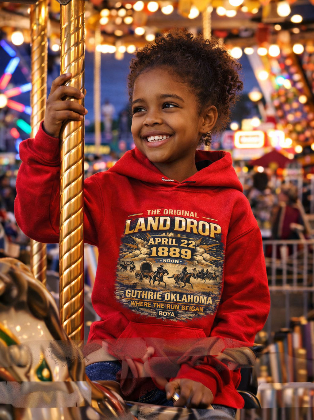 Youth - The Original Land Drop Youth Hoodie - 89er Heritage