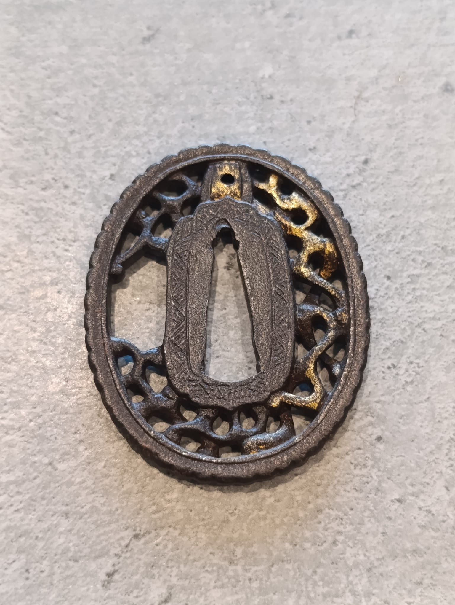 TSUBA NAMBAN DRAGON NAGA-MARU-GATA