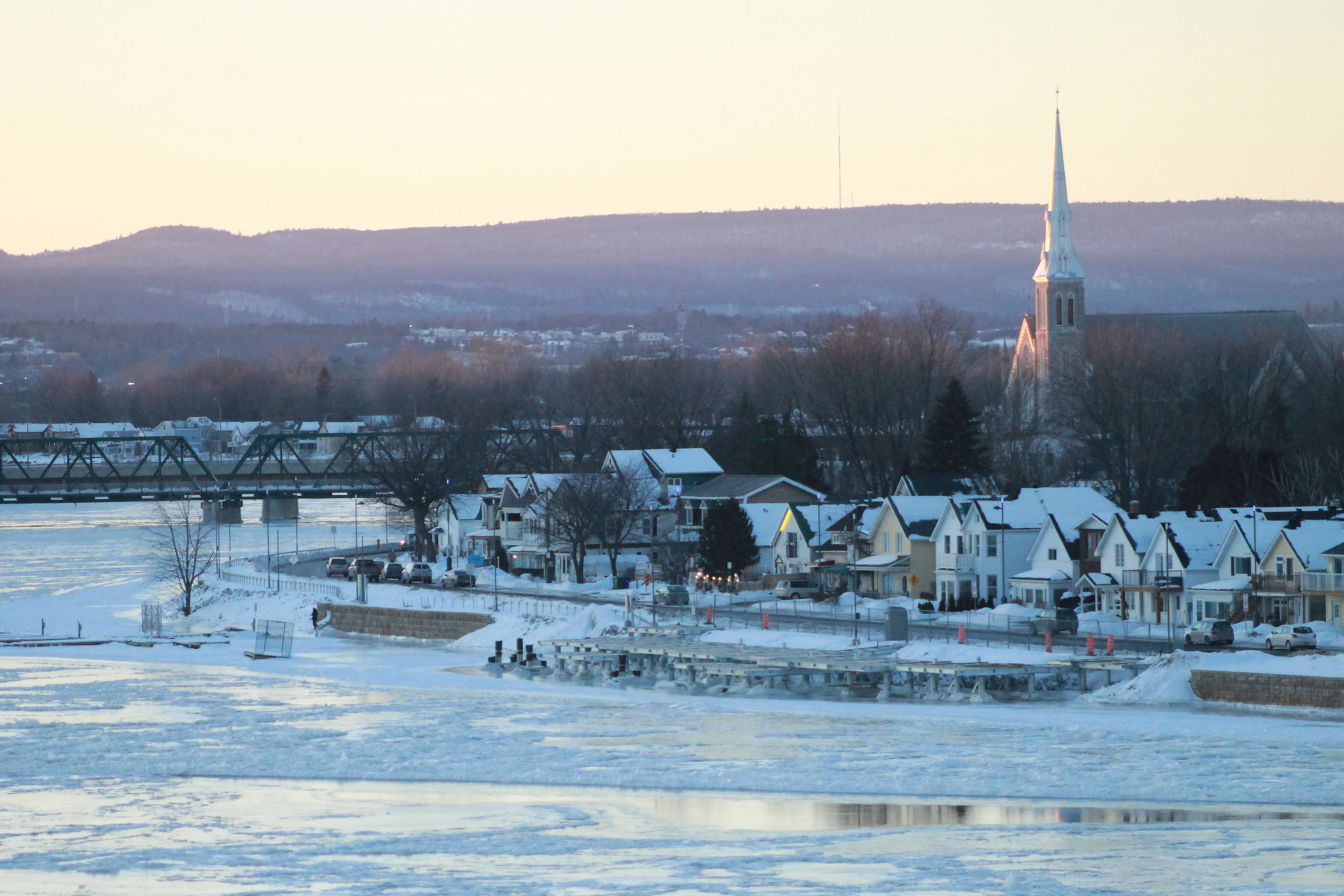 Winter across the River