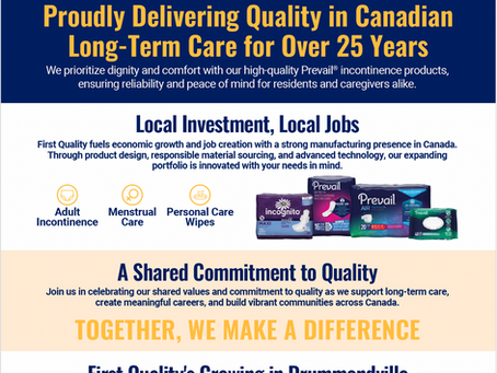 Introducing First Quality®: Proudly delivering quality in Canadian Long-Term Care for over 25 Years