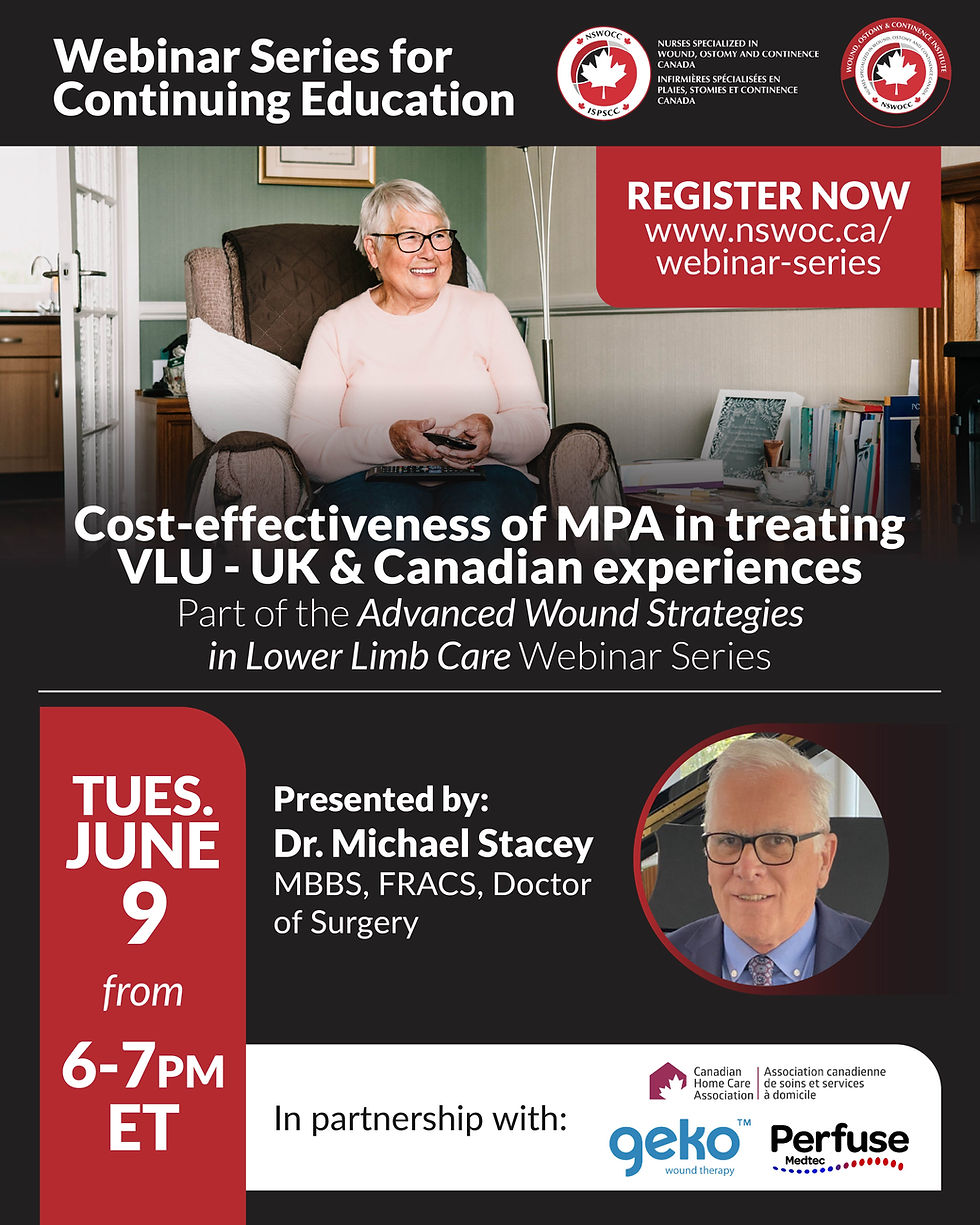 Cost-effectiveness of MPA in treating VLU - UK & Canadian experiences