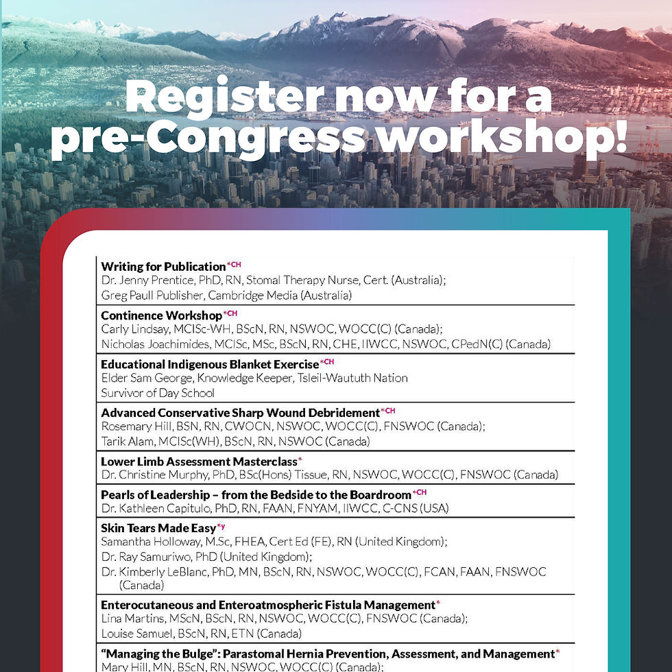 Pre-Congress Workshops: Limited Spots Left!