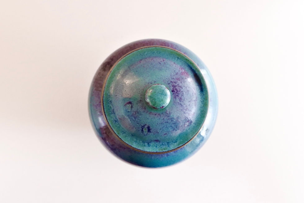 サムネイル： 手作り陶器　星空　桐箱入り