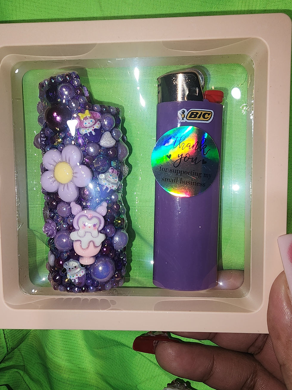 Thumbnail: Blinged Lighter Case