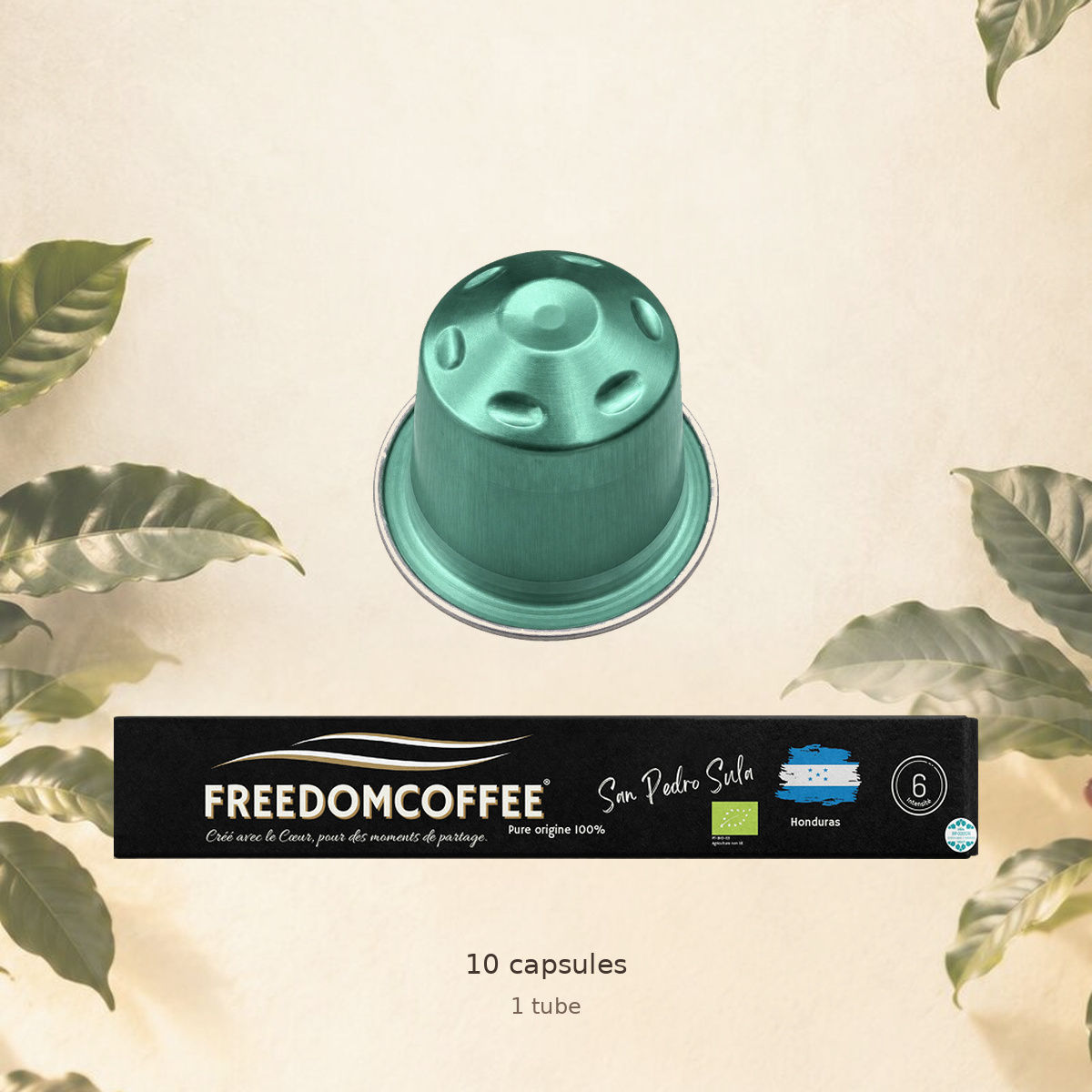 San Pedro Sula BIO – Honduras – 10 capsules FREEDOMCOFFEE®