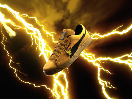 PUMA e Pokémon lançam edição especial do icônico Suede inspirado no Pikachu