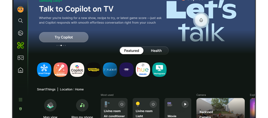 Samsung traz Microsoft Copilot para TVs e monitores de 2025, desbloqueando experiências mais inteligentes na tela