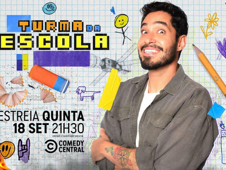 Comedy Central anuncia "Turma da Escola", novo programa de humor apresentado por Diogo Almeida