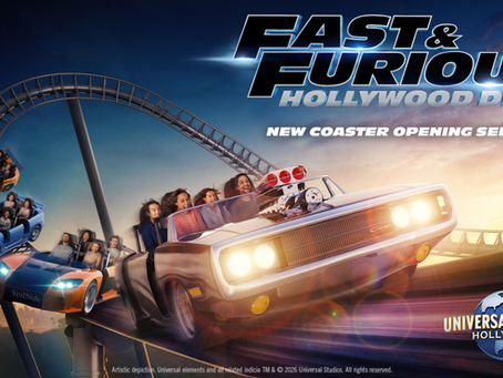 Fast & Furious: Hollywood Drift abre oficialmente em 16 de setembro no Universal Studios Hollywood