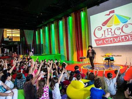 “Circo da Cidade” na Casa Bossa do Shopping Cidade Jardim para entreter as crianças nas férias de ju