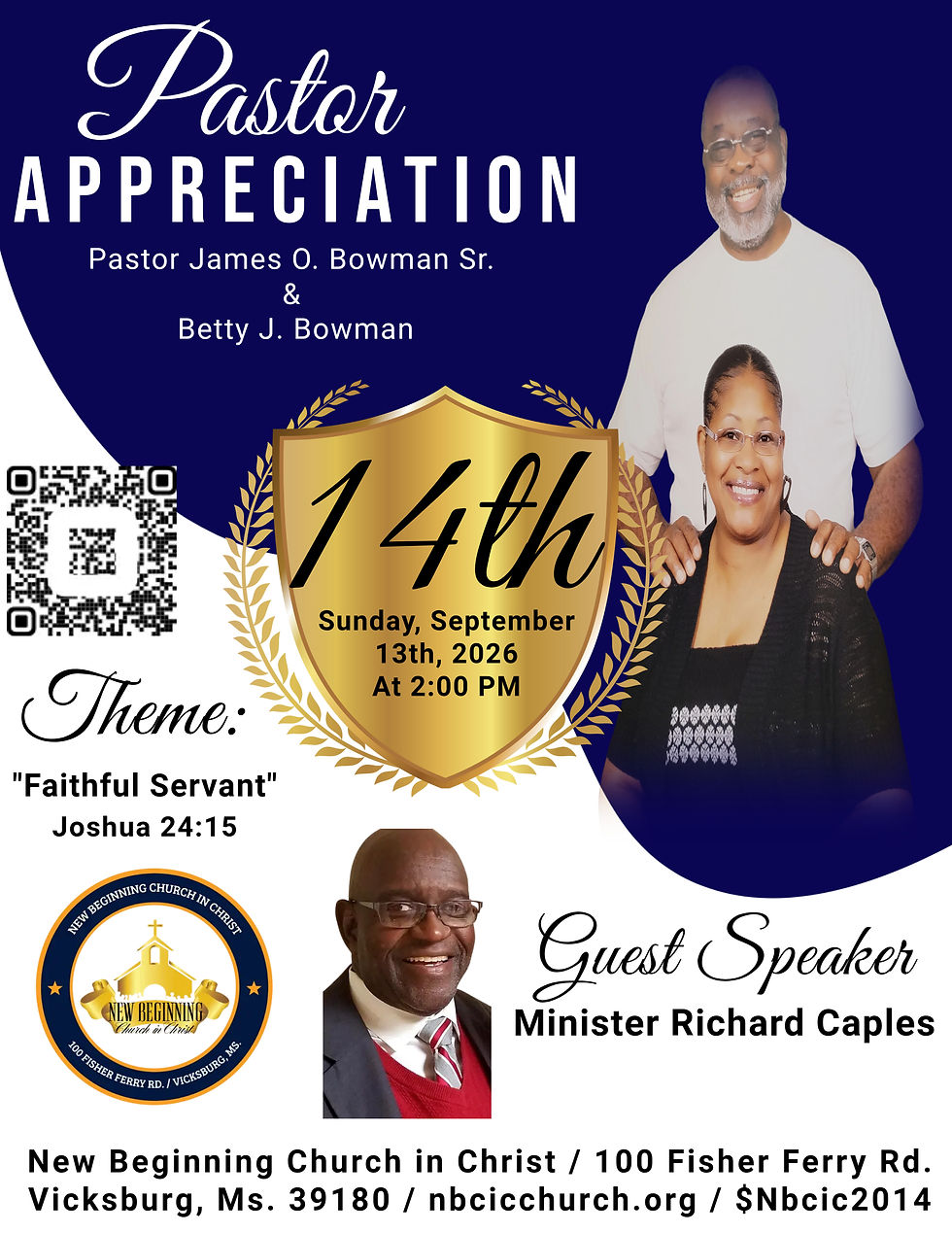 2026 Pastor Appreciation Service A
