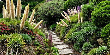 Pacific coast plants and walkway.jpg