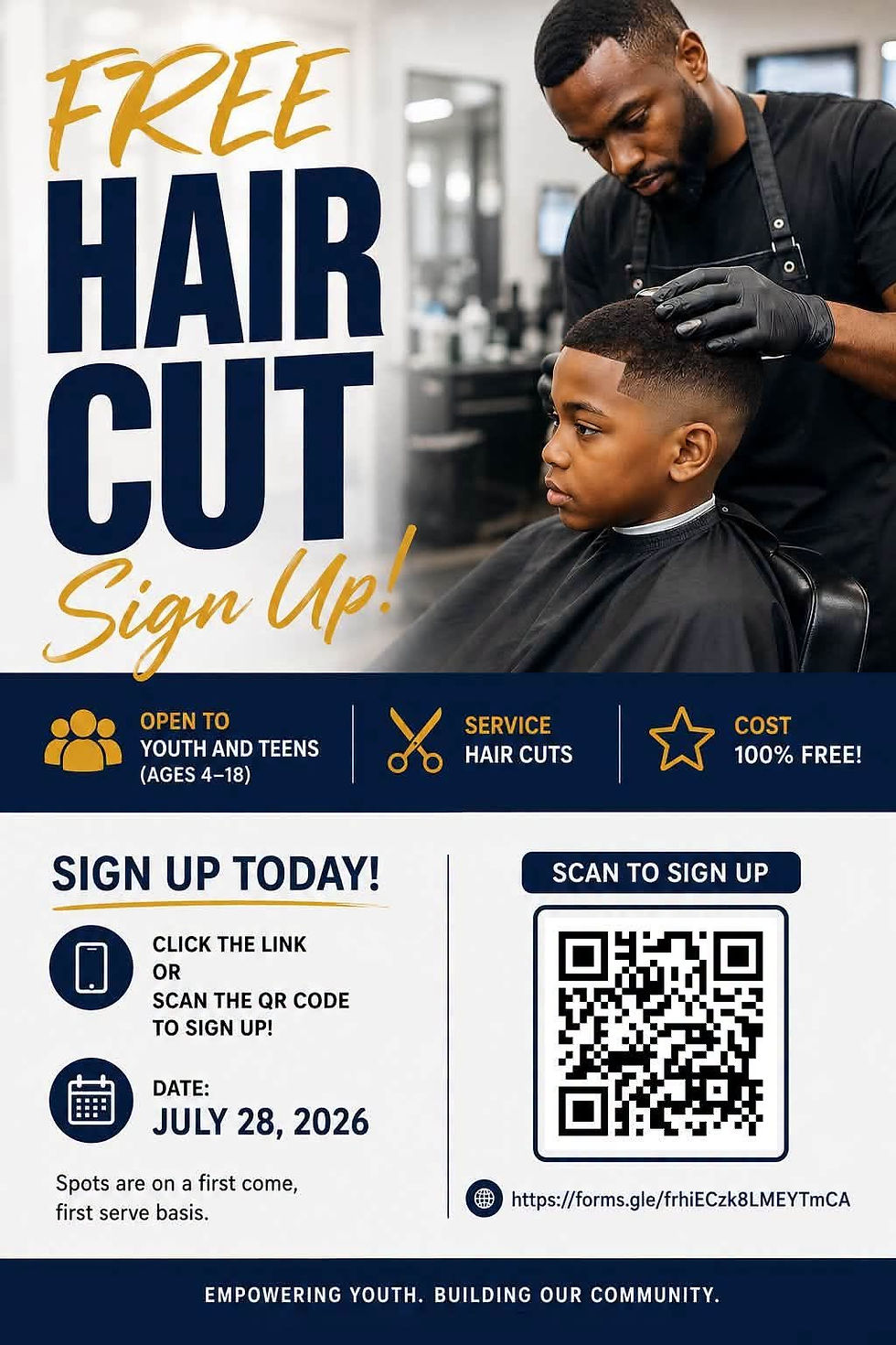 Free Hair Cut Day