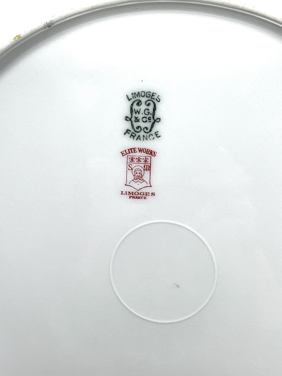 Miniature : Set of 12 Limoges Eliteworks France Cobalt and Gold encrusted Dinner Plates