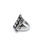 Thumbnail: Georg Jensen Denmark sterling silver ring Size 6.5