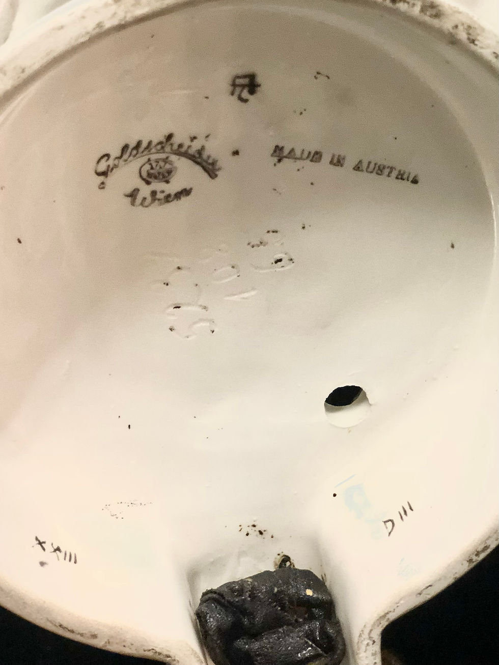 縮圖：Goldscheider Spanish Dancer Pottery Lamp By Josef Lorenzl -Art Deco