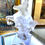 Thumbnail: French Lalique Two wild Horses crystal sculpture