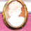 縮圖：18K Yellow gold and shell cameo Brooch Helsinki