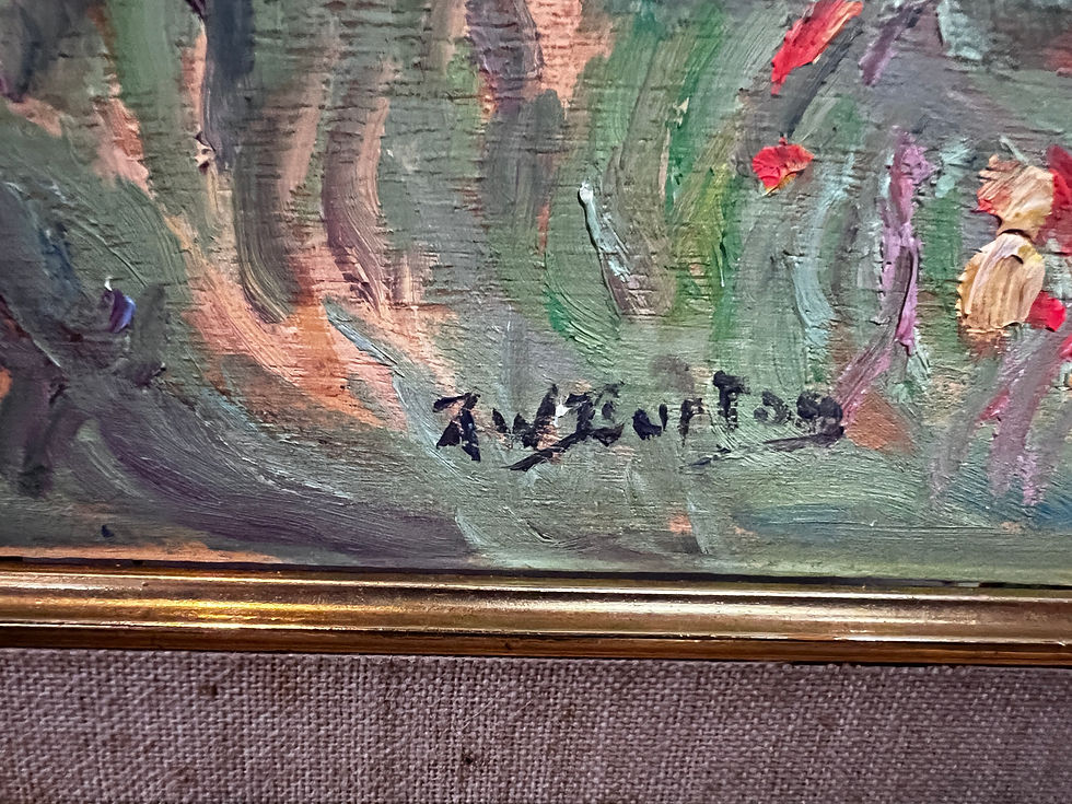 Miniature : Ralph Wallace Burton Canadian (Canadian 1905-1983) "Autumn 1968""