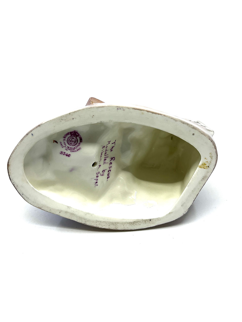 Miniature : Royal Worcester "The Rescue" Modelled by Eileen Soper