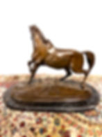 Bronze horse sculpture home decor vintage collectible antiques for sale