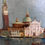 縮圖：Luigi Giliberti, Italian, Bergamo’s Medieval Churches, Oil on Canvas