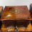 Thumbnail: 19th Century Burr Walnut And etched Glass Tantalus set
