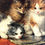 縮圖：Alfred Arthur Brunel De Neuville (1852-1941) " 3 Kittens"