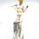 Miniature : Royal Dux Bohemia Art deco style Porcelain Figurine lady with dog
