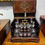Thumbnail: 19th Century Burr Walnut And etched Glass Tantalus set