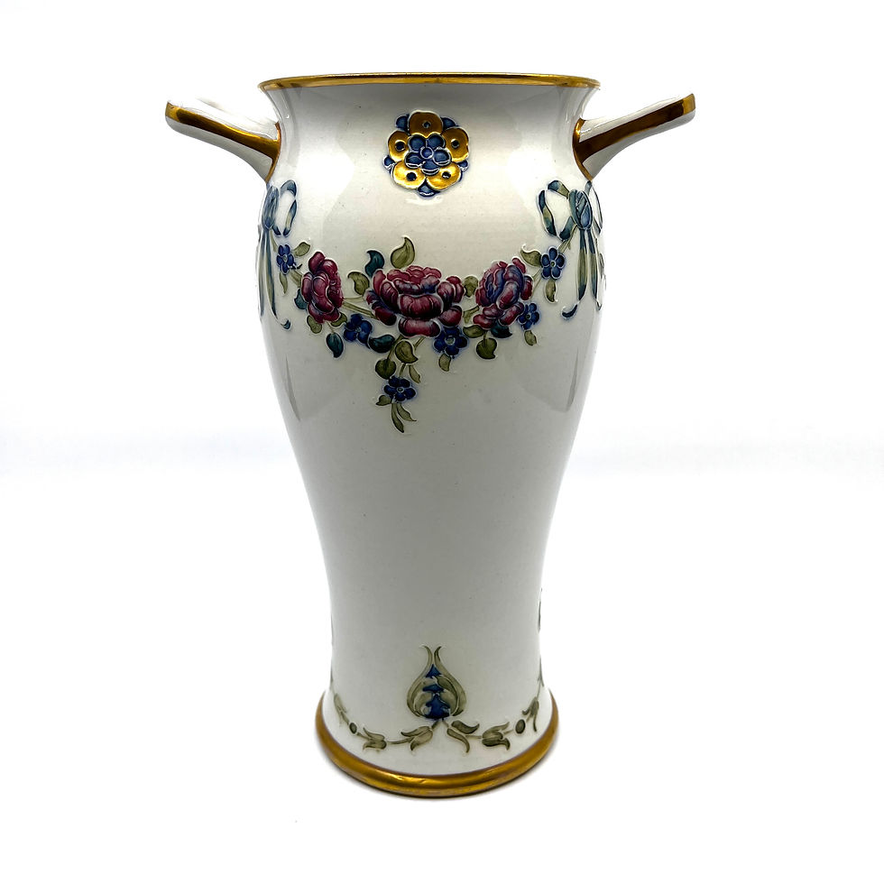 縮圖：William Moorcroft Swags of Roses and Forget-me-nots Vase