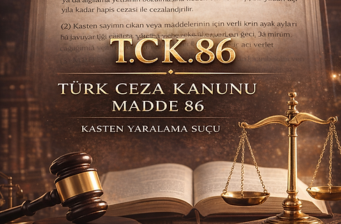 TCK 86 kapsamında düzenlenen kasten yaralama suçu nedir? Türk Ceza Kanunu Madde 86 şartları, cezası, nitelikli halleri ve savunma stratejileri hakkında detaylı hukuki bilgi için inceleyin.