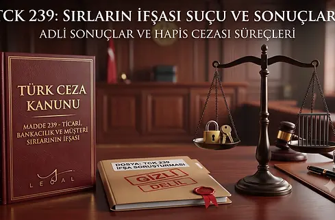 TCK 239 kapsamında ticari sır, bankacılık ve müşteri sırrının açıklanması suçu; doktriner esaslar, KVKK ve bilişim suçları ile fikri içtima, Yargıtay kararları ve ceza savunması rehberi.