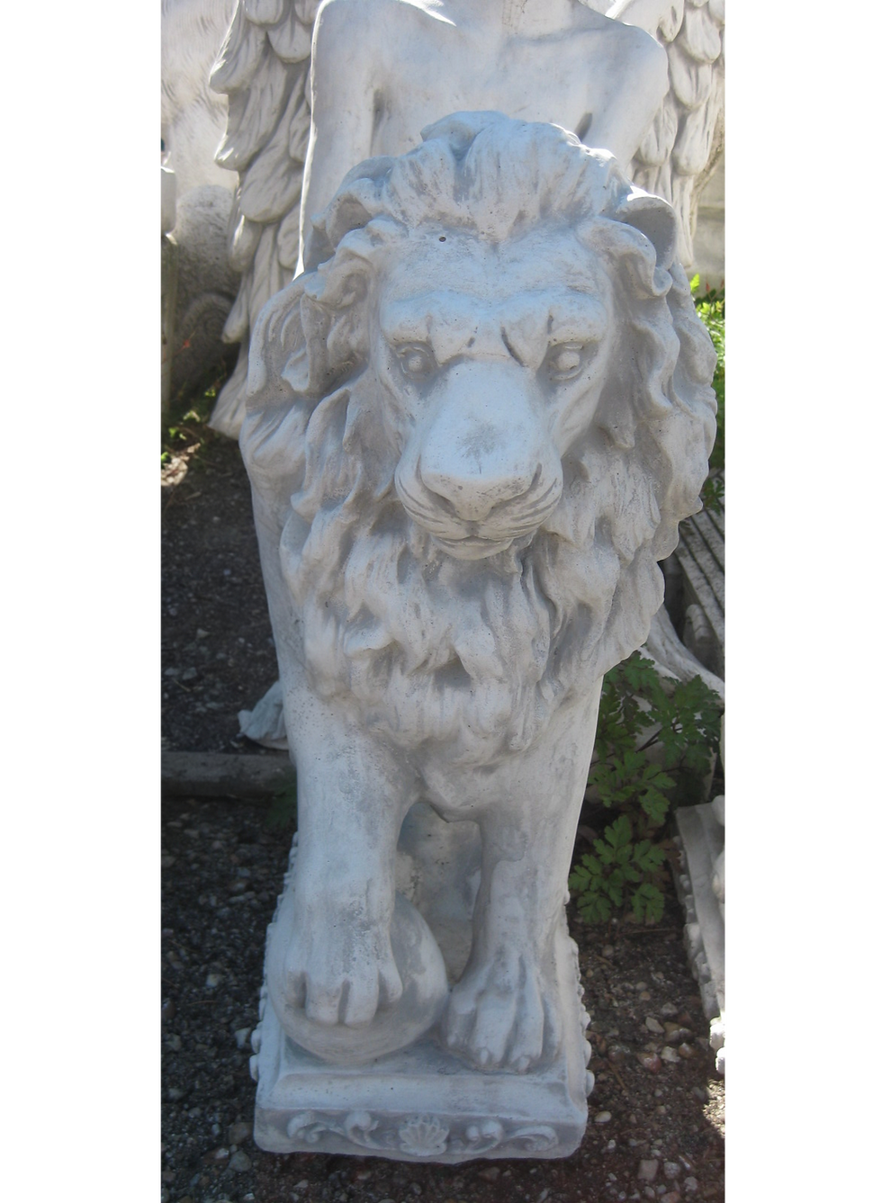 Miniaturbild: Löwe 50 cm 22 kg Steinguss massiv rechts- od. linksschauend