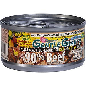 Thumbnail: gentle giant, canned cat food, beef