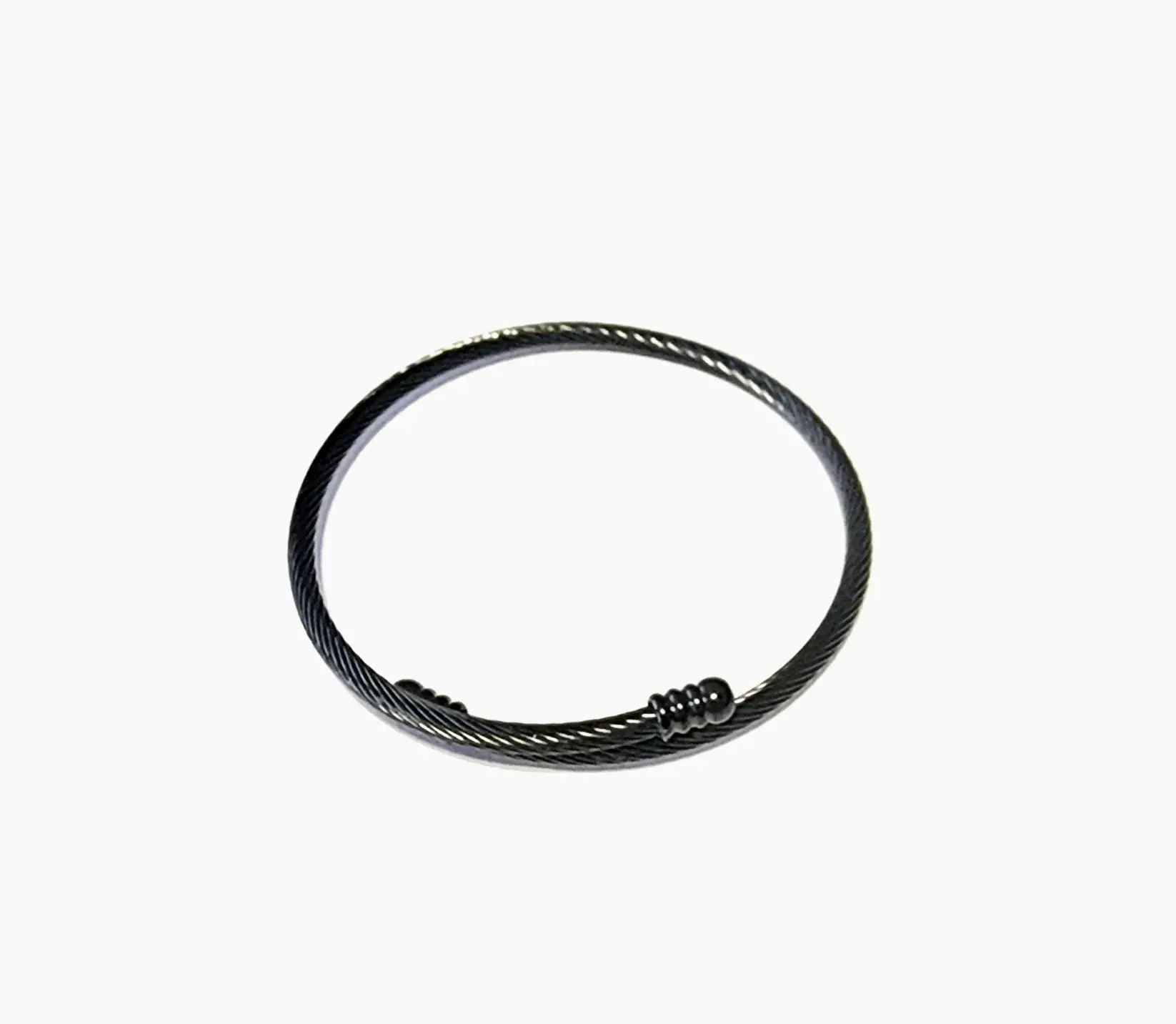Expanding Cable Bracelet. (BLACK)