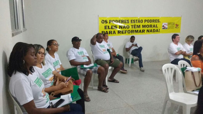 Diretores do Sintespe participam de evento promovido pela Fites em Aracajú