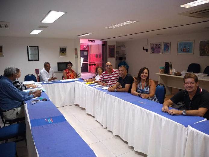 Reunião com diretoria do Sindsprev-PE