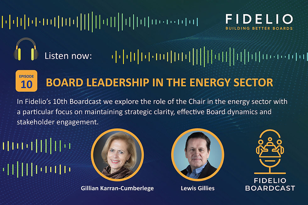 Board Leadership in the Energy Sector